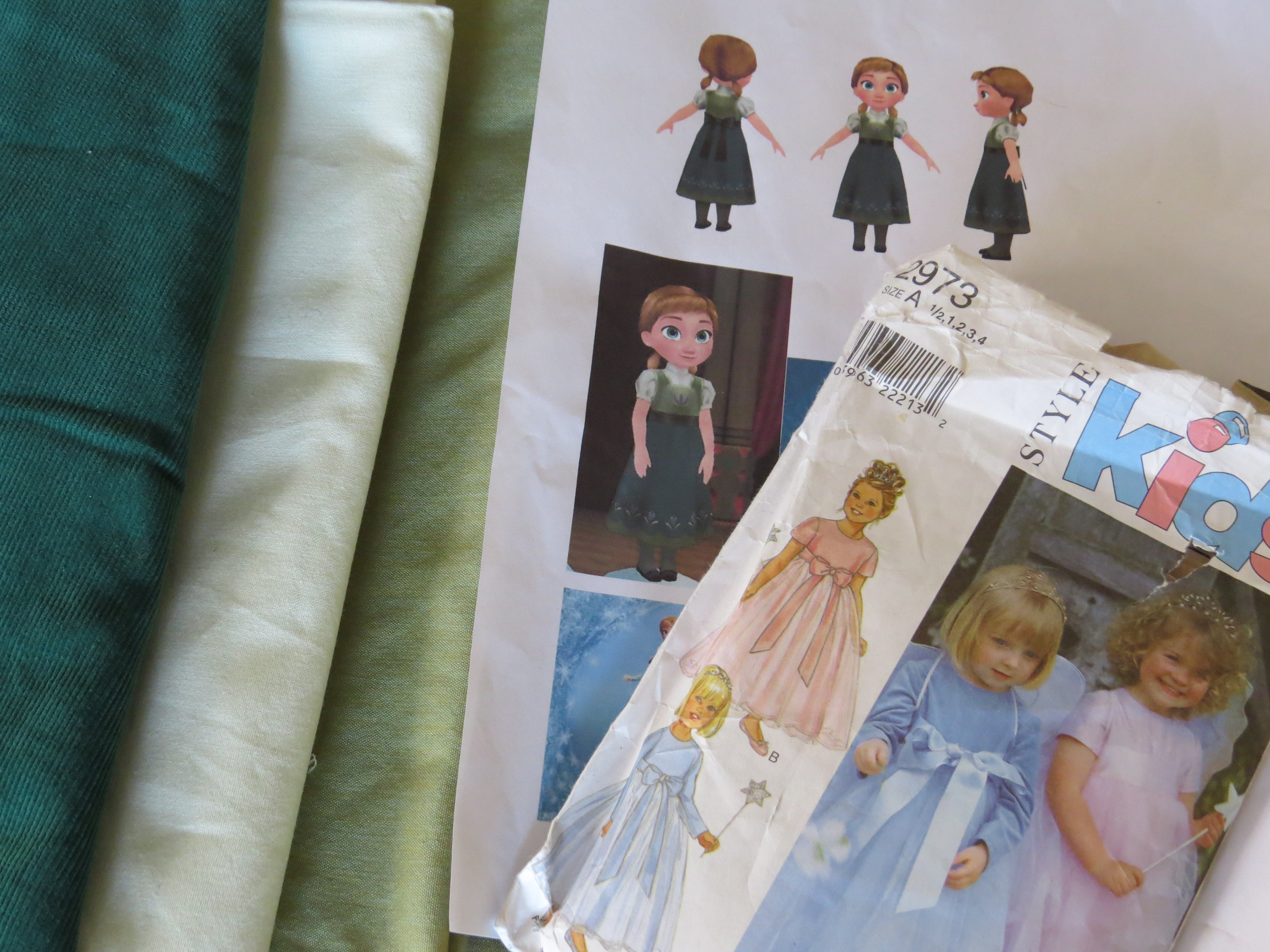 Ready to make an Anna dress - OTD