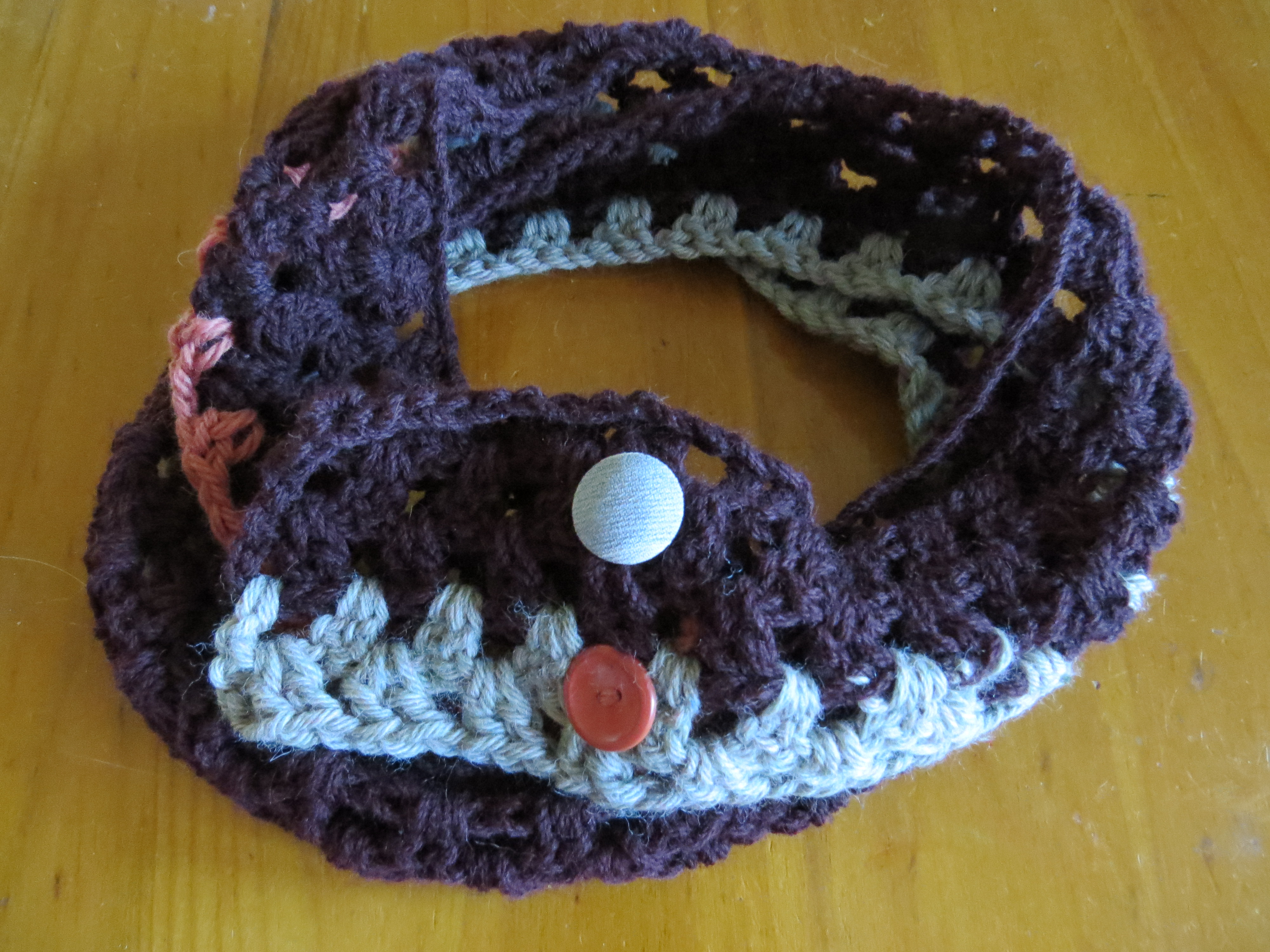 Fiona Button Scarf